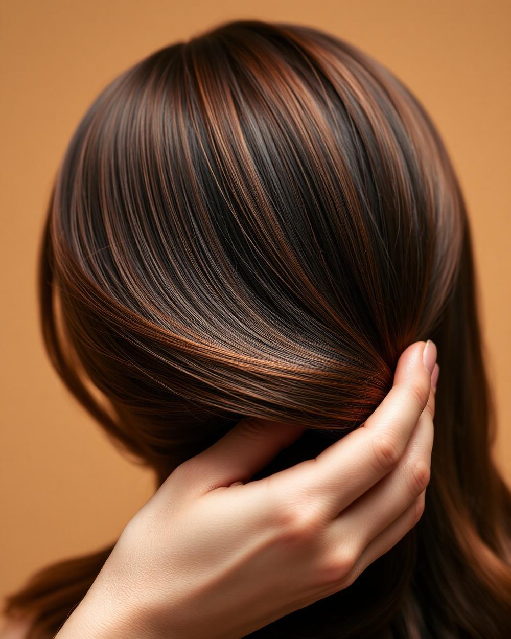 Rich glossy hair colour created in Louis Trichardt
